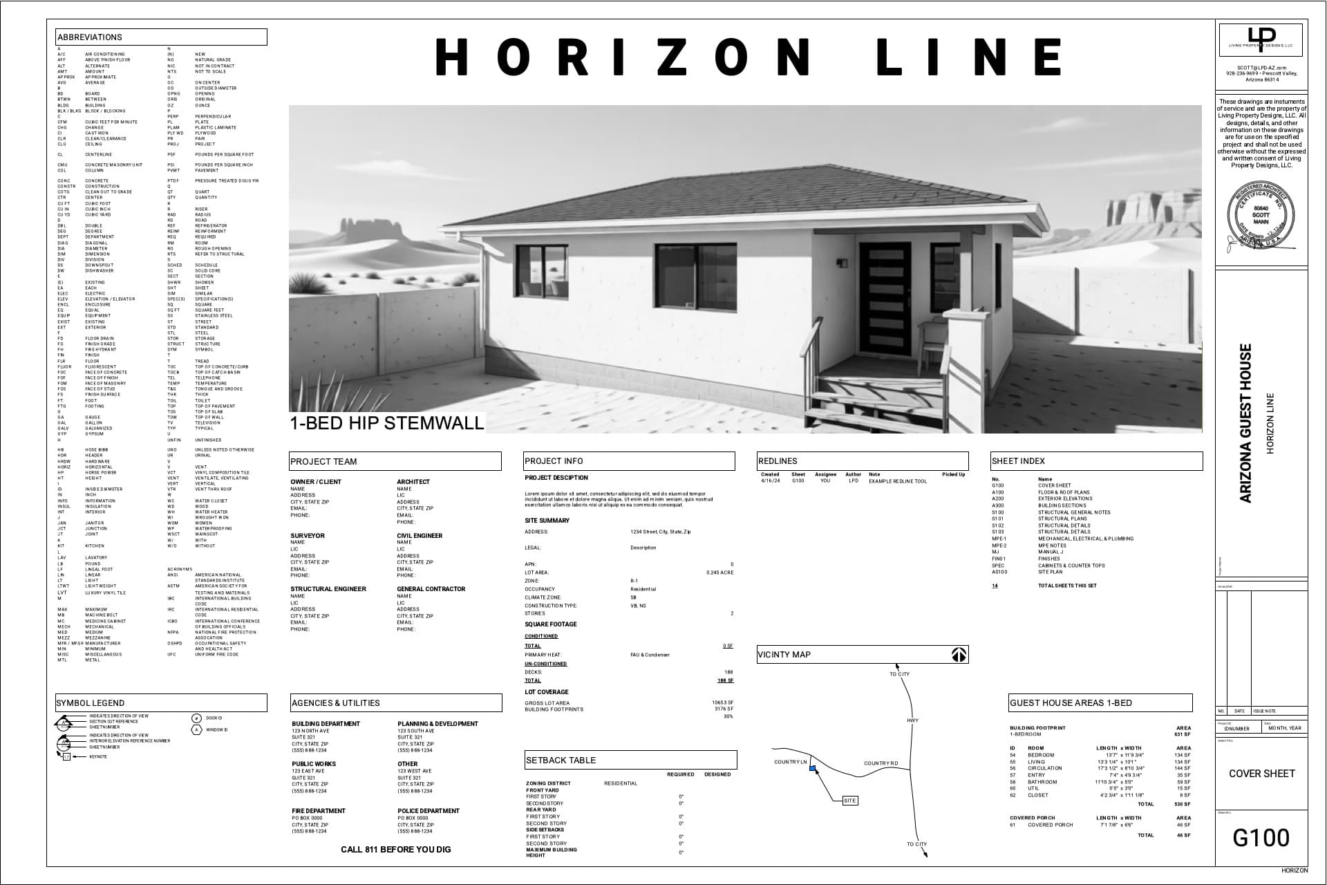 Sample Horizon Line construction set cover